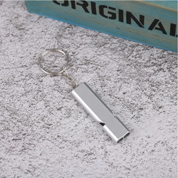 EDC Рятувальний Свисток Судді з Алюмінію. Брелок свисток на ключі. Подарунок чоловікові. Першої необхідності